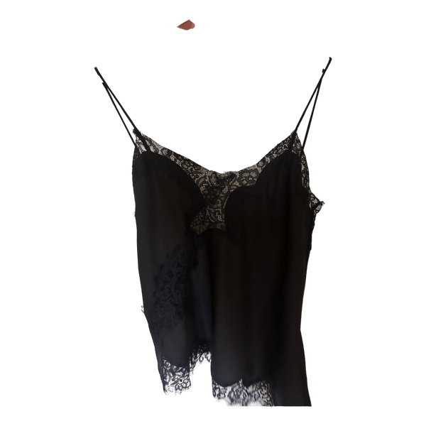 Zara Black lace camisole top