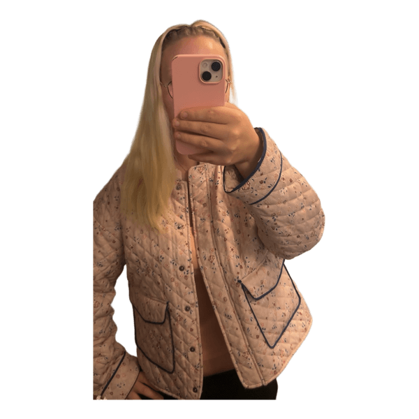 ONLY blomstret quiltet jakke
