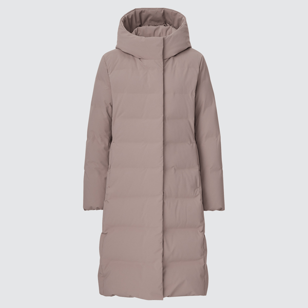 Seamless down long coat
