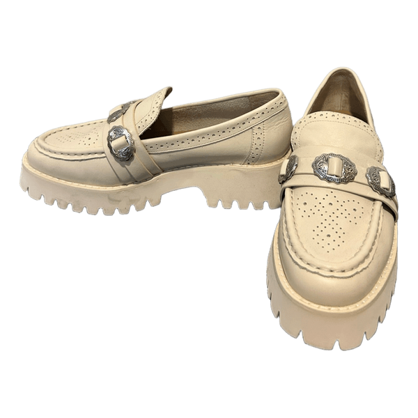 Jo Mercer vaaleat nahka platform loaferit