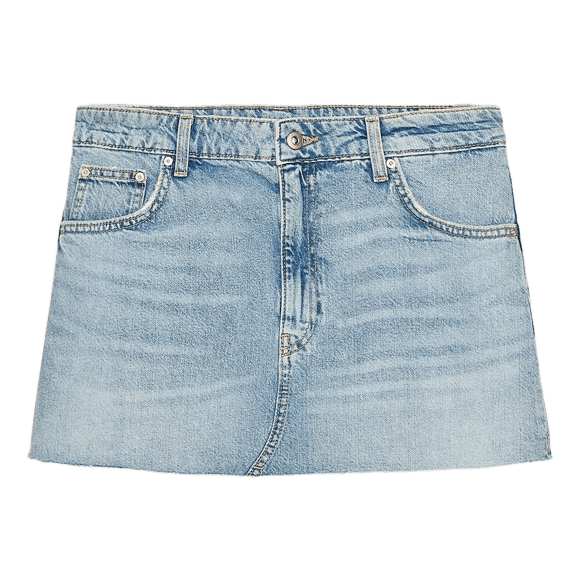 Denim nederdel