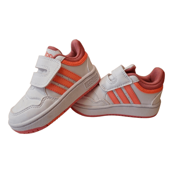 White pink kids sneakers