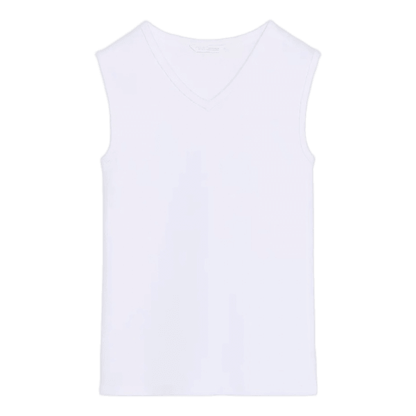 White tank top