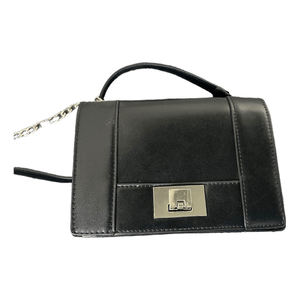 Sort crossbody taske