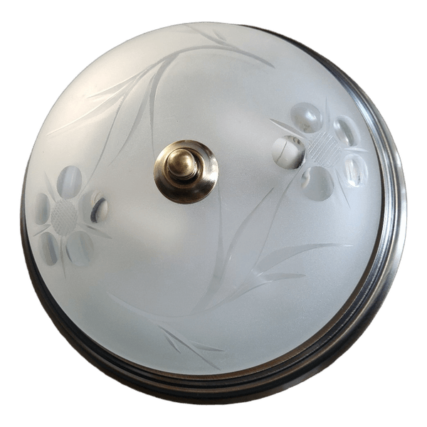 Plafond i frostat glas