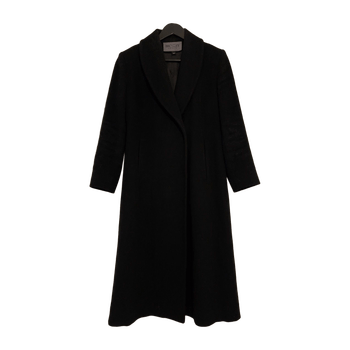 Vintage black wool coat