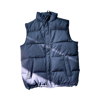 Navy puffer vest