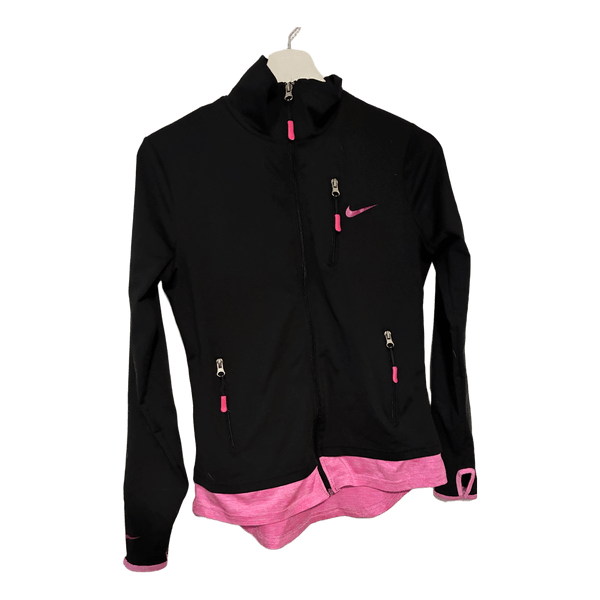 Nike black pink sports jacket