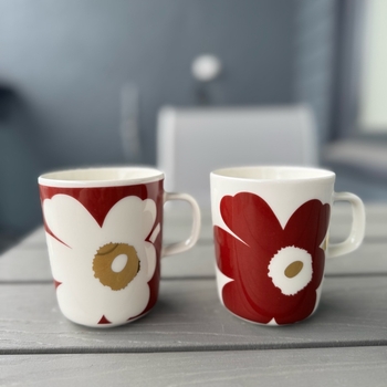 Marimekko Juhla Unikko -mukit 2 kpl