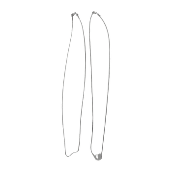 925 silver necklace x 2