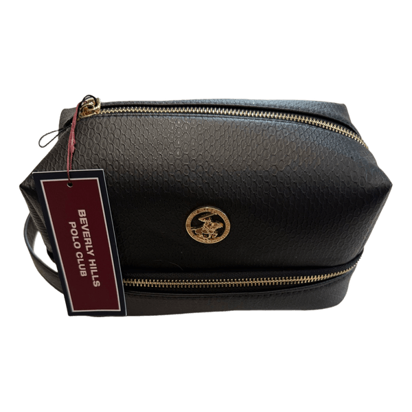 Beverly Hills Polo Club Black makeup bag