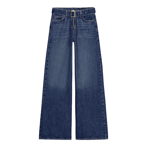 Blå wide leg jeans