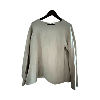 Vaalean beige Uniqlo neulepaita