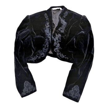 Laura Ashley vintage bolero velvet jacket