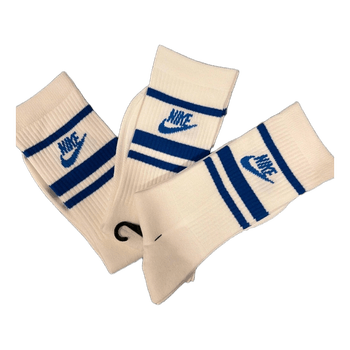 Nike white blue socks