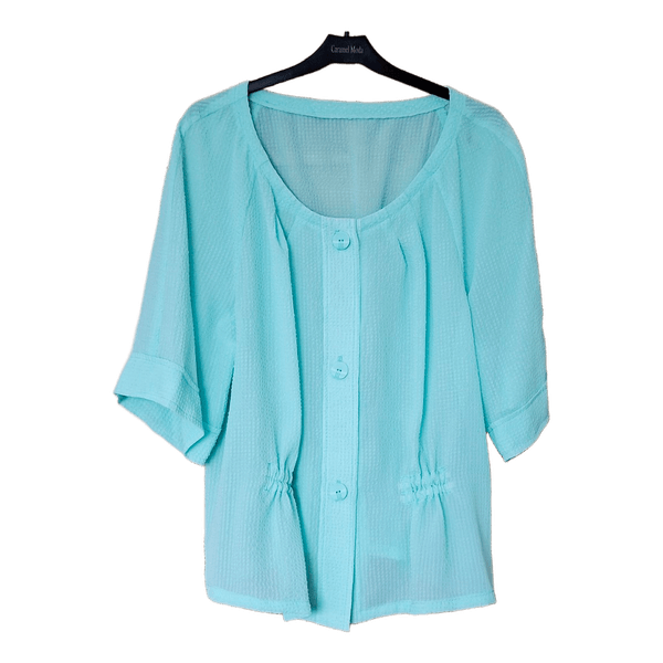 NEW mint green blouse EU 46/48/ UUS mündiroheline pluus EU 46/48