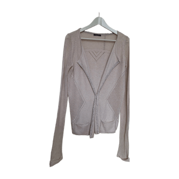 French Cardigan in powder pink
