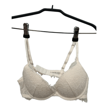 Cream lace bra