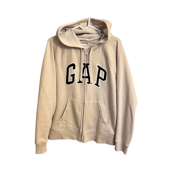 Gap cream zip hoodie