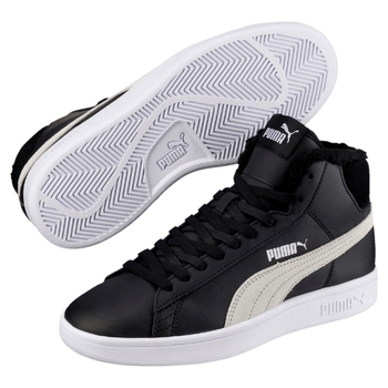 Black winter sneakers