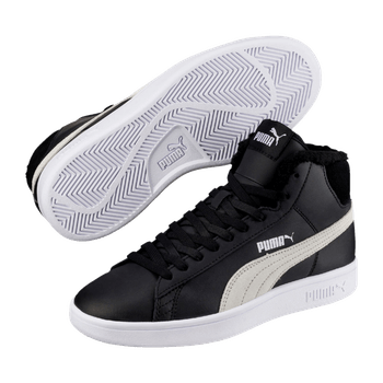 Black winter sneakers