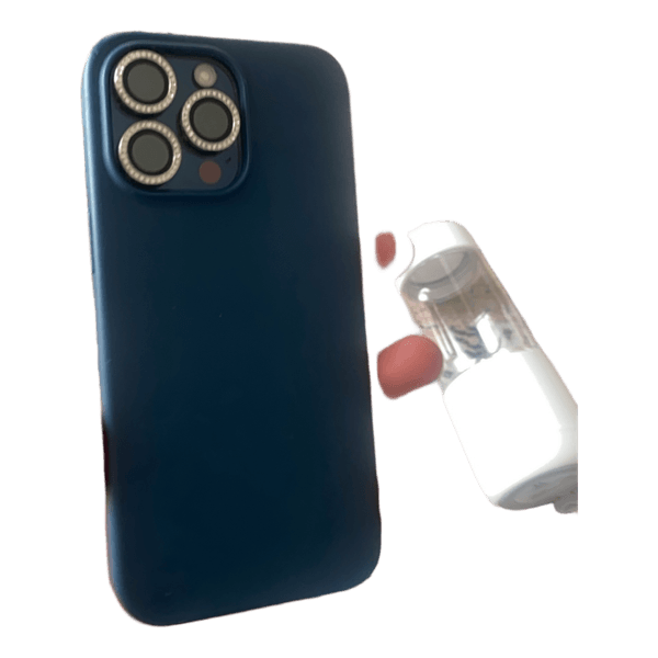 Blå silikone telefoncover