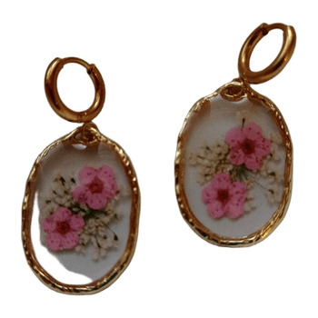 Flower earrings 