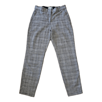 Grey plaid trousers