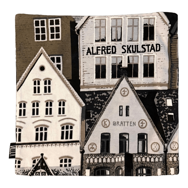 Vallila talokuvioinen tyynynpäällinen