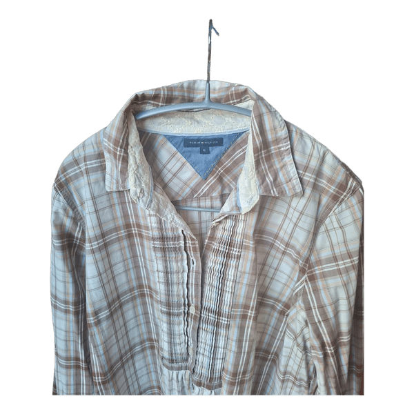 Plaid cotton shirt