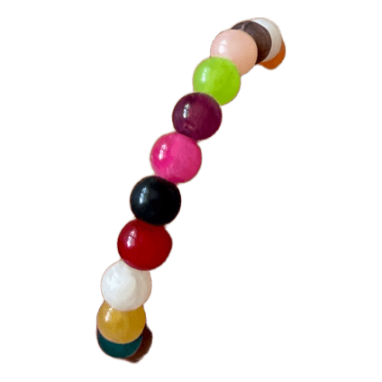 Multicolor perlearmbånd