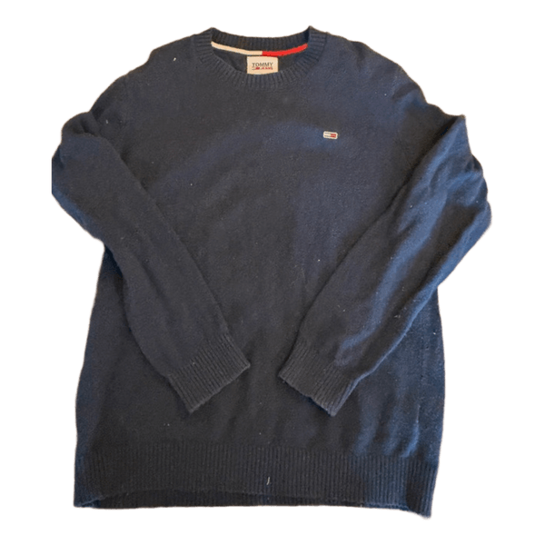 Mørkeblå Tommy Jeans striktrøje