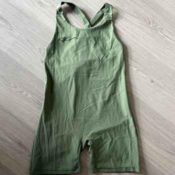 vihreät urheilu haalarit / jumpsuit  