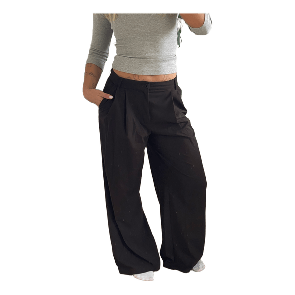 Zara pleated wide-leg trousers
