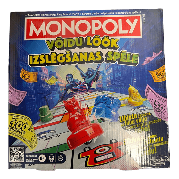 Monopoly knockout board game