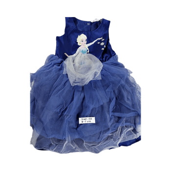 Elsa blue party dress