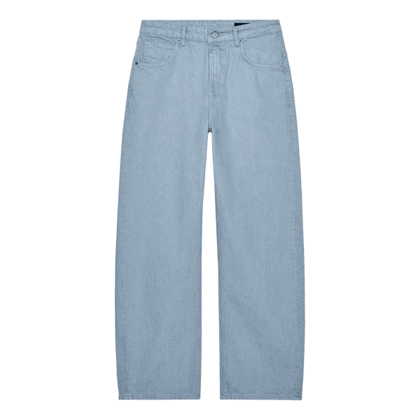 Lyseblå wide-leg jeans