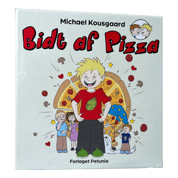 Børnebog Bidt af pizza