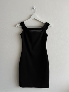 Black mini dress