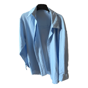 Light blue button shirt