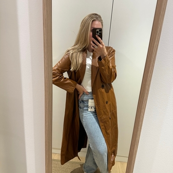 Faux leather jacket