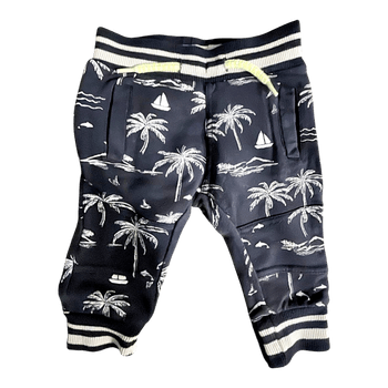 Dirkje blue patterned trousers