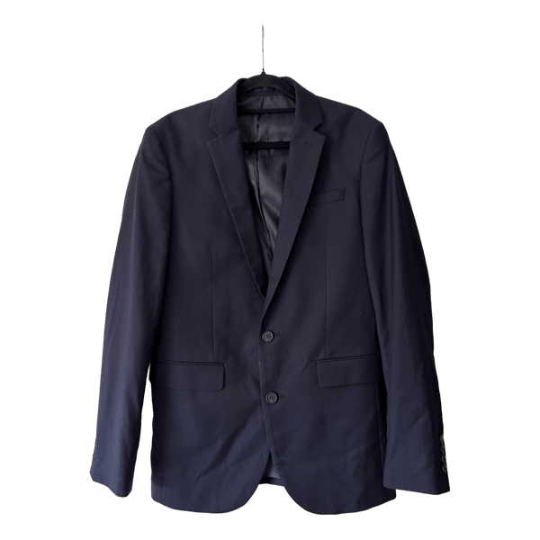 Navy blue suit blazer