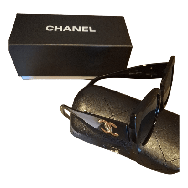 Chanel black sunglasses