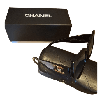 Chanel black sunglasses