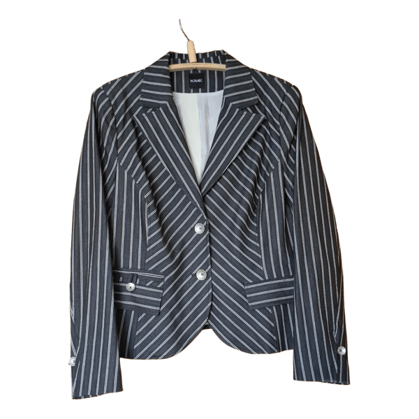 UUS Mosaic puuvillasegune bleiser jakk EU 46 44 /NEW Mosaic cotton blend blazer jacket EU 46 44