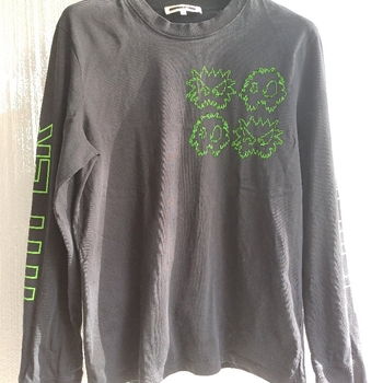McQ Alexander McQueen Black Pixel Monsters T-Shirt XL