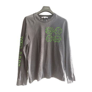 McQ Alexander McQueen Black Pixel Monsters T-Shirt XL