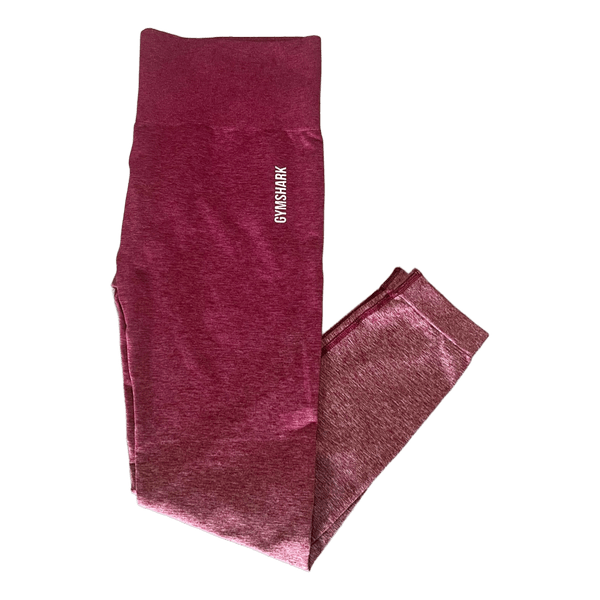 Gymshark burgundy seamless leggings s size