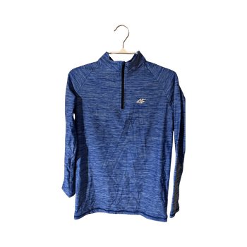 Blue athletic long sleeve top 4F
